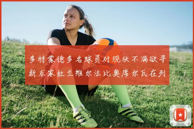 多特蒙德多名球员对现状不满欲寻新东家杜兰维尔法比奥席尔瓦在列